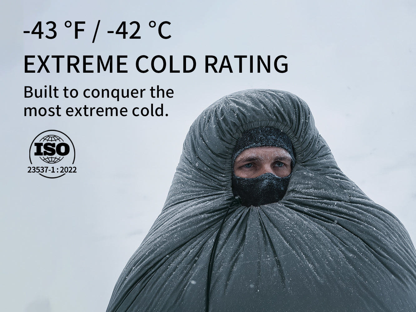 C8042 Glacier Sleeping Bag -42°C/-42°F (ISO-23537)