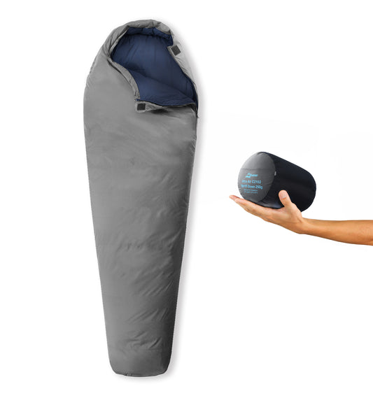 [C2102] 1.4 lbs / 630g 700 Fill Power Down Ultra Air Mummy Sleeping Bag, 37-59°F/ 3-15°C