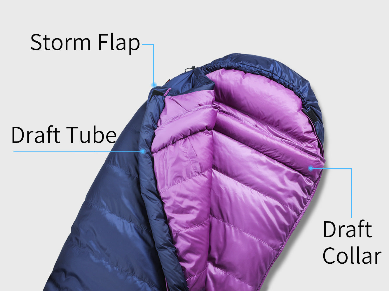 Ultra Warm Down Sleeping Bag FP700+