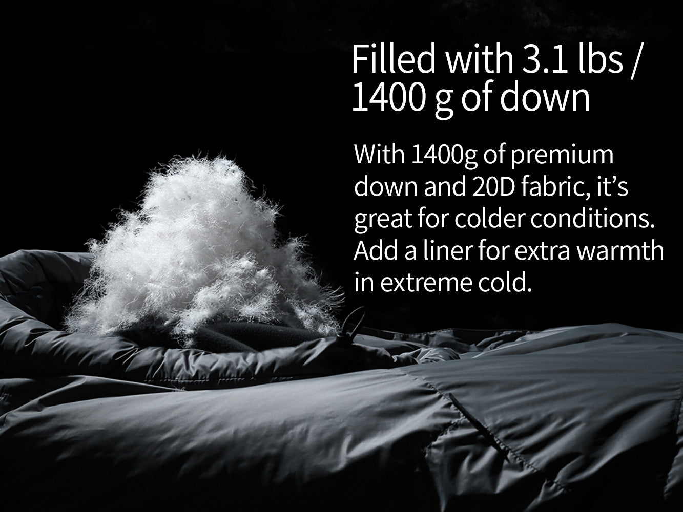 C8042 Glacier Sleeping Bag -42°C/-42°F (ISO-23537)