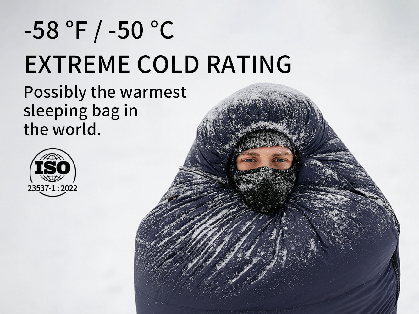 C8050 Arctic Circle sleeping bag -50°C/-58°F (ISO-23537)