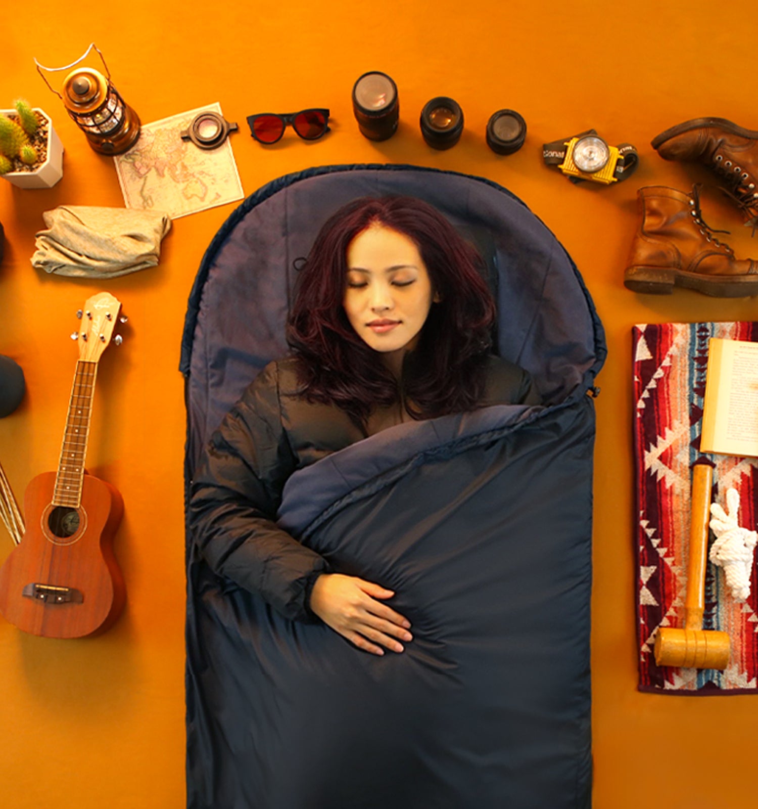 C065] Litume Ultra Air Velvet Lined Sleeping bag 17°C/ 62°F (ISO