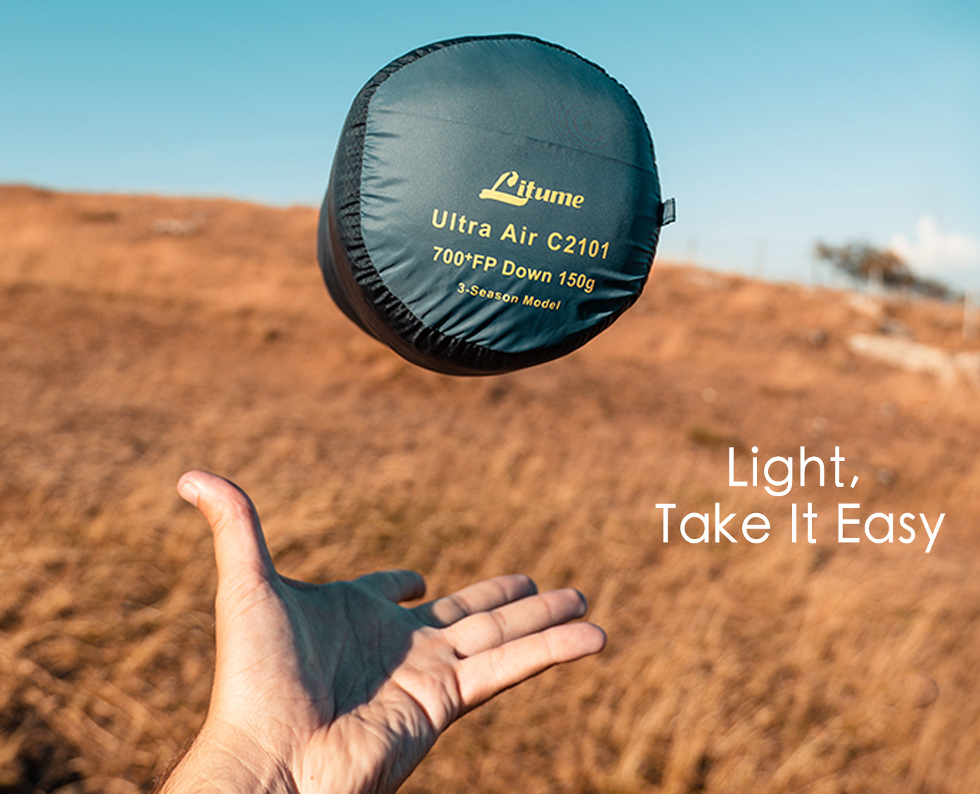 Litume 500g/630g 700フィルパワーダウンのマミー型寝袋、 6°C-20°C/3°C-15°C ± 超軽量、ポータブル、ハイ Litume ダウンウルトラエアマミースリーピングバッグ 0.45kg、20°C-6°C