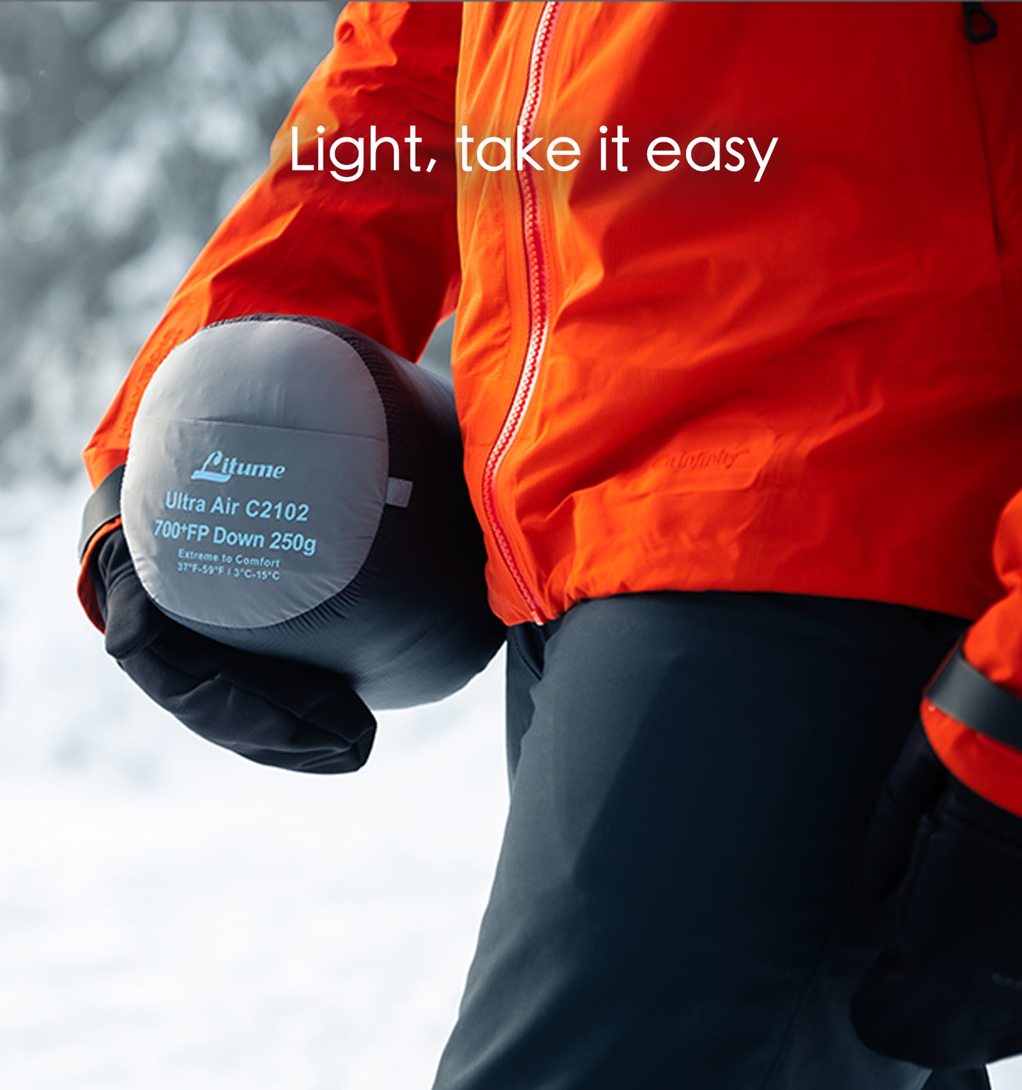 [C2102] Ultra Air Down 3 Seaons Sleeping Bag 15°C/ 59°F