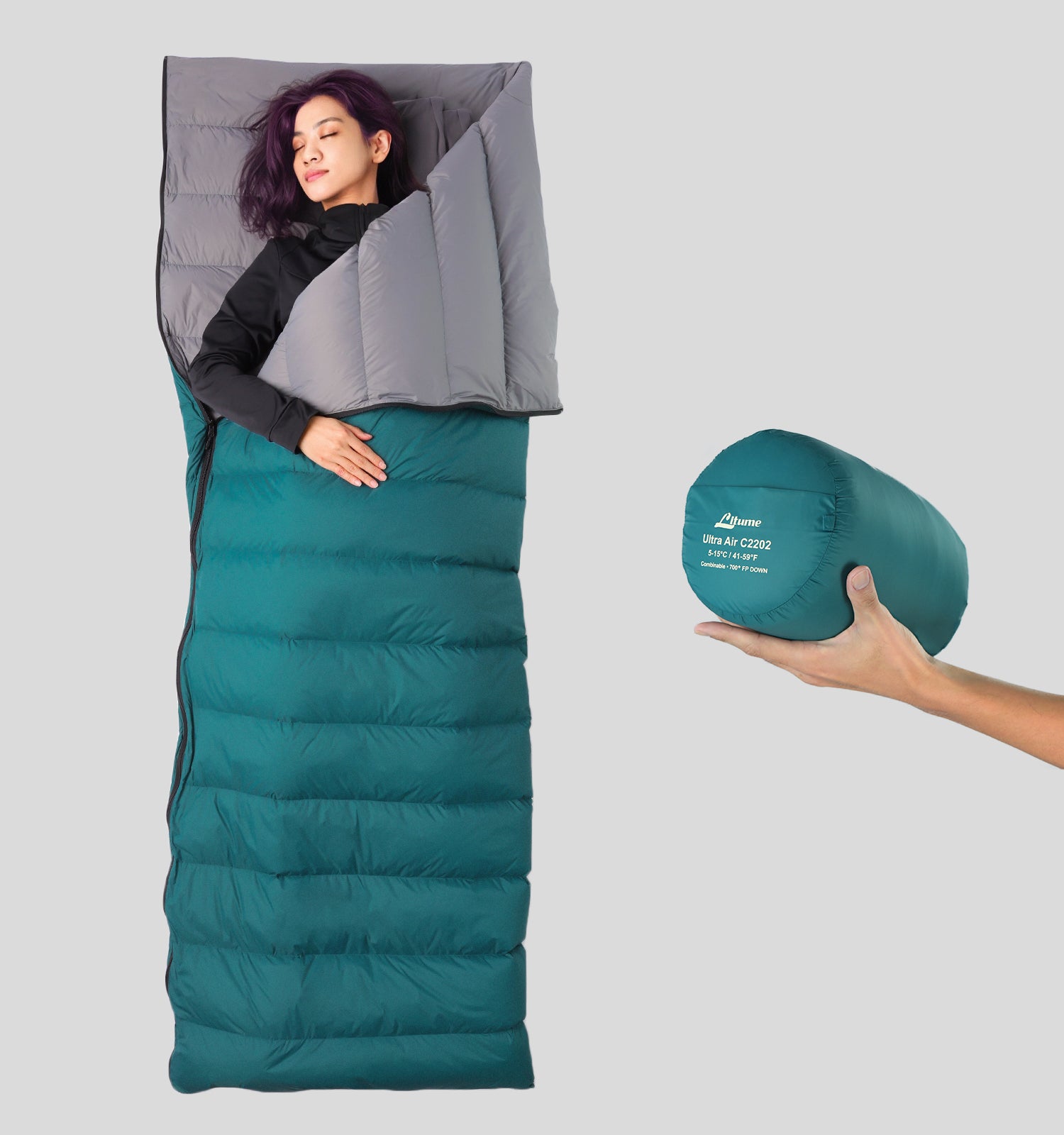 ISUKA Down Plus Recta200 SLEEPING BAG×2コ - メルカリ
