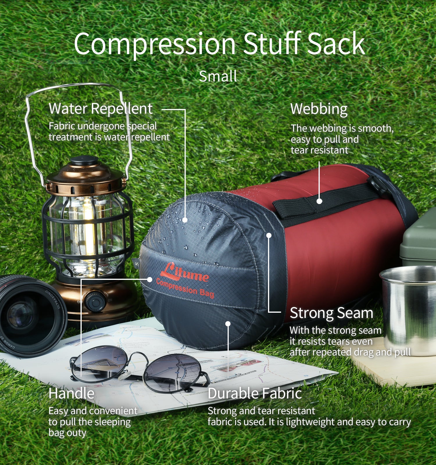 E638] Compression Stuff Sack 6L/ 8.5L/ 10L/ 13L/ 16L
