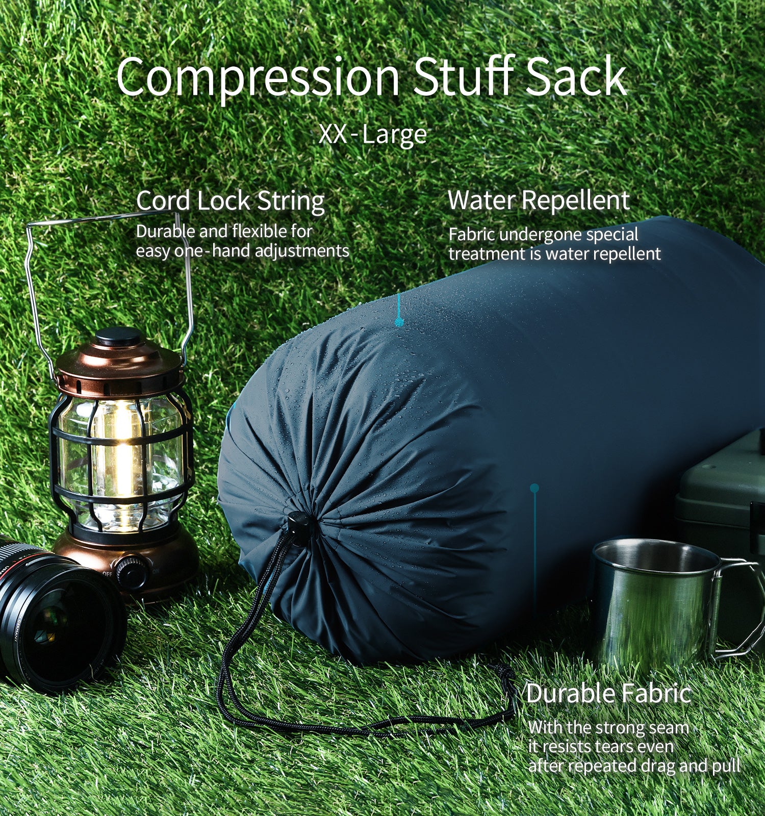 (10 Litres, Blue) - Tuff Sack Dry Bag