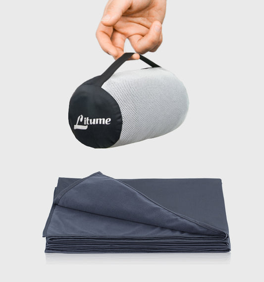 [E650] Velvet Travel Blanket - Ultra Lightweight