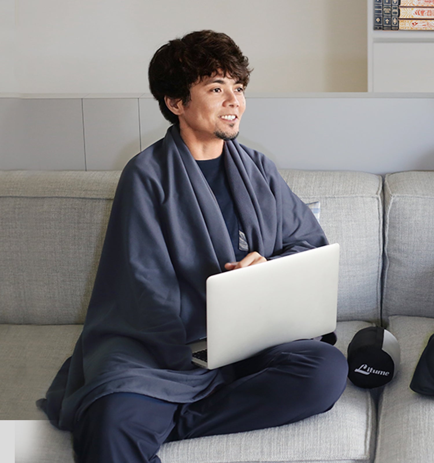 Litume ベルベット トラベル ブランケット - 超軽量で通気性に優れた