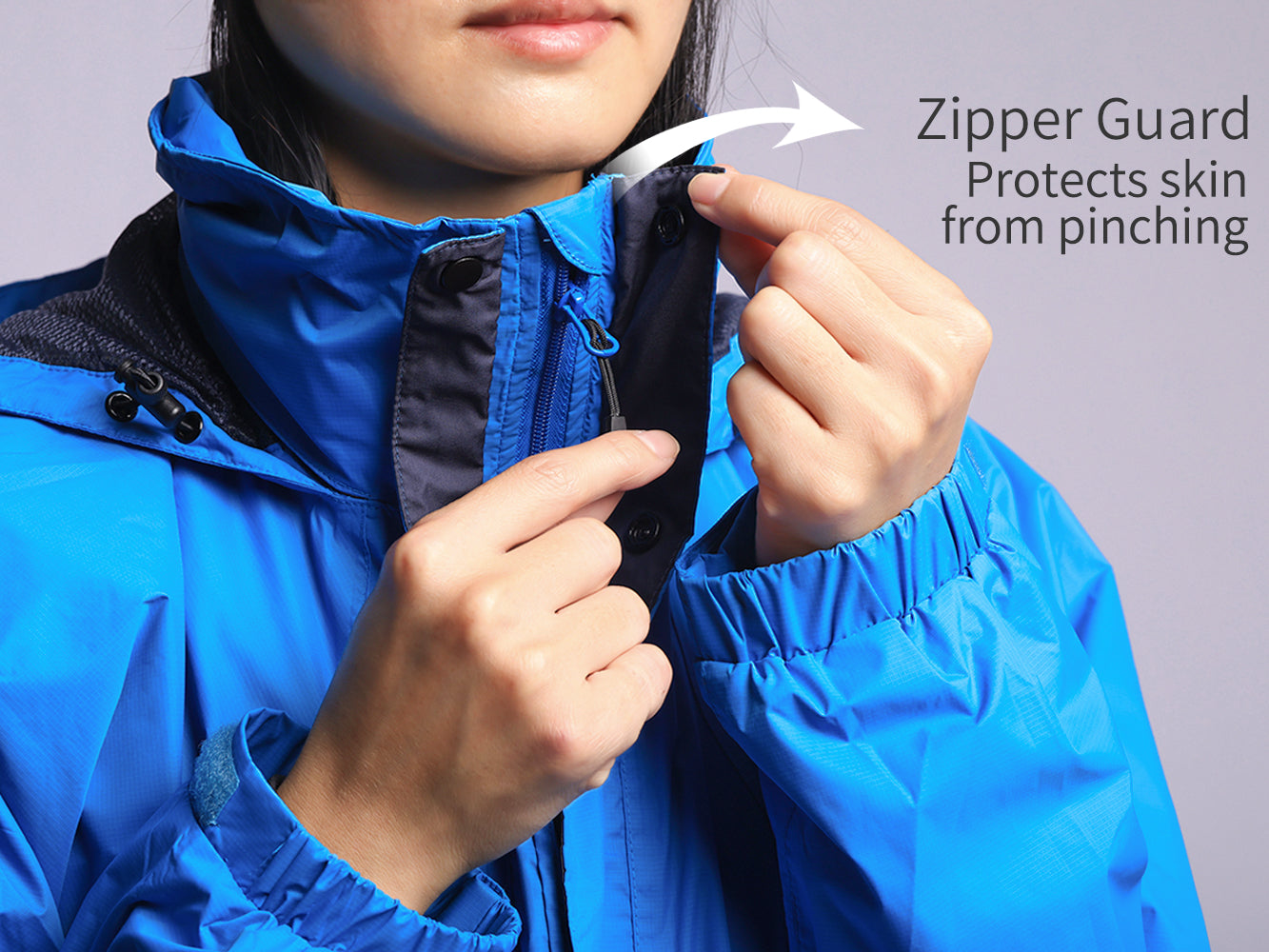 EC003A] Unisex Waterproof Breathable Jacket (Japan/Asia sizing)