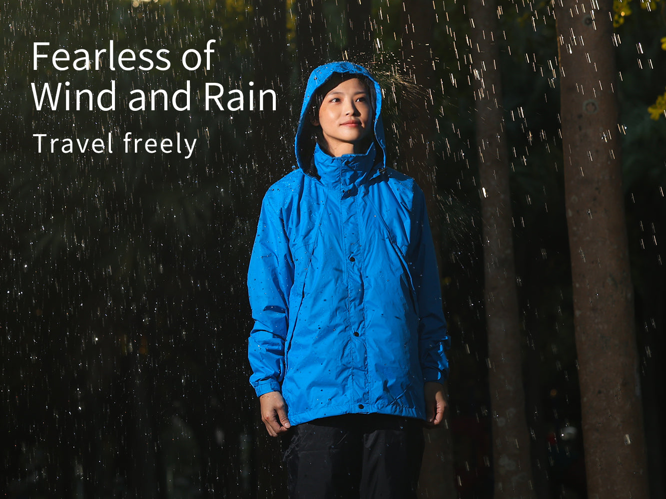 EC003A] Unisex Waterproof Breathable Jacket (Japan/Asia sizing)