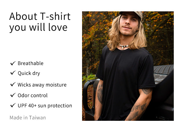 [NKT01] メンズ防臭速乾Tシャツ（US/EUサイズ）