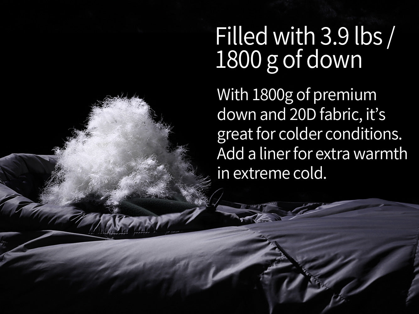 C8050 Arctic Circle sleeping bag -50°C/-58°F (ISO-23537)
