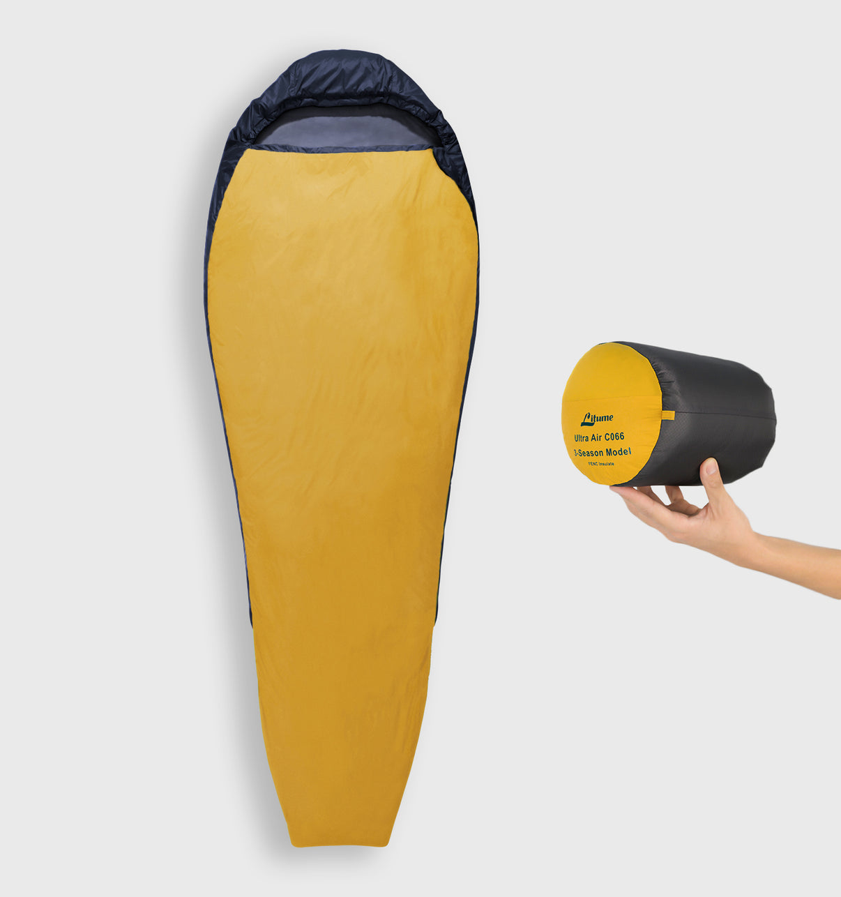 Litume 1.25lbs (570g) 3Season Backpacking Sleeping Bag